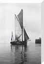 Fishing smack, c.1920s. stretched canvas medium none Art Print - Science Museum Shop