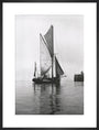 Fishing smack, c.1920s. art print large black Art Print - Science Museum Shop