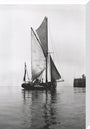 Fishing smack, c.1920s. stretched canvas large none Art Print - Science Museum Shop