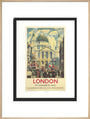 Poster, London & North Eastern Railway, 'London', St Paul's Cathedral by James Bateman, 1939. art print extra large natural Art Print - Science Museum Shop