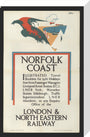 Norfolk Coast - Illustrated Travel Booklets for 1926 Holidays, by Frank Newbould stretched canvas medium none Art Print - Science Museum Shop