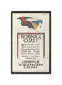 Norfolk Coast - Illustrated Travel Booklets for 1926 Holidays, by Frank Newbould unstretched canvas small none Art Print - Science Museum Shop