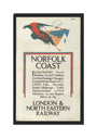 Norfolk Coast - Illustrated Travel Booklets for 1926 Holidays, by Frank Newbould unstretched canvas medium none Art Print - Science Museum Shop