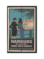 London & North Eastern Railway, Hamburg via Grimsby - three Times Weekly, by Frank Newbould.ﾠ art print medium none Art Print - Science Museum Shop