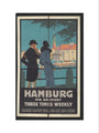 London & North Eastern Railway, Hamburg via Grimsby - three Times Weekly, by Frank Newbould.ﾠ art print extra large none Art Print - Science Museum Shop