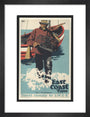 East Coast Types, No 3, The Lobsterman, by Frank Newbould, 1931. art print small black Art Print - Science Museum Shop