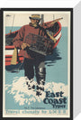 East Coast Types, No 3, The Lobsterman, by Frank Newbould, 1931. stretched canvas small none Art Print - Science Museum Shop