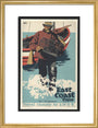East Coast Types, No 3, The Lobsterman, by Frank Newbould, 1931. art print medium gold Art Print - Science Museum Shop