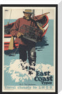 East Coast Types, No 3, The Lobsterman, by Frank Newbould, 1931. stretched canvas medium none Art Print - Science Museum Shop