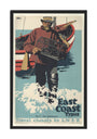 East Coast Types, No 3, The Lobsterman, by Frank Newbould, 1931. unstretched canvas large none Art Print - Science Museum Shop