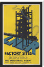 Poster, London & North Eastern Railway, Factory Sites, by Frank Newbould. stretched canvas extra large none Art Print - Science Museum Shop