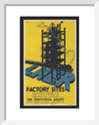 Poster, London & North Eastern Railway, Factory Sites, by Frank Newbould. art print extra small white Art Print - Science Museum Shop
