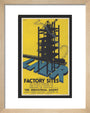 Poster, London & North Eastern Railway, Factory Sites, by Frank Newbould. art print extra small natural Art Print - Science Museum Shop