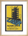 Poster, London & North Eastern Railway, Factory Sites, by Frank Newbould. art print small natural Art Print - Science Museum Shop