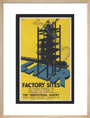 Poster, London & North Eastern Railway, Factory Sites, by Frank Newbould. art print medium natural Art Print - Science Museum Shop