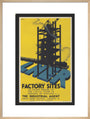Poster, London & North Eastern Railway, Factory Sites, by Frank Newbould. art print large natural Art Print - Science Museum Shop