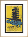 Poster, London & North Eastern Railway, Factory Sites, by Frank Newbould. art print extra large natural Art Print - Science Museum Shop
