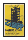 Poster, London & North Eastern Railway, Factory Sites, by Frank Newbould. unstretched canvas large none Art Print - Science Museum Shop