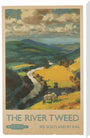 Poster, Norman Hepple, The River Tweed 1955 stretched canvas extra large none Art Print - Science Museum Shop
