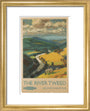 Poster, Norman Hepple, The River Tweed 1955 art print extra small gold Art Print - Science Museum Shop