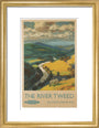 Poster, Norman Hepple, The River Tweed 1955 art print small gold Art Print - Science Museum Shop