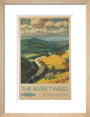 Poster, Norman Hepple, The River Tweed 1955 art print small natural Art Print - Science Museum Shop