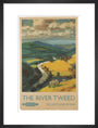 Poster, Norman Hepple, The River Tweed 1955 art print medium black Art Print - Science Museum Shop