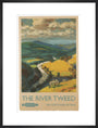 Poster, Norman Hepple, The River Tweed 1955 art print large black Art Print - Science Museum Shop