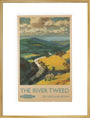 Poster, Norman Hepple, The River Tweed 1955 art print extra large gold Art Print - Science Museum Shop