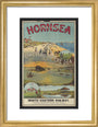 Hornsea, Yorkshire - Lake-Land by the Sea art print small gold Art Print - Science Museum Shop
