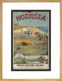 Hornsea, Yorkshire - Lake-Land by the Sea art print large gold Art Print - Science Museum Shop