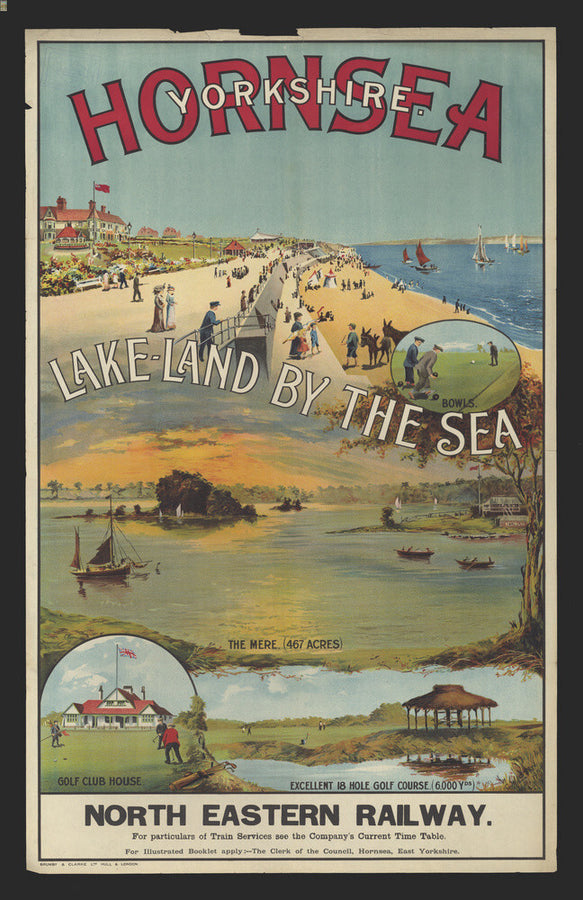 Hornsea, Yorkshire - Lake-Land by the Sea Art Print - Science Museum Shop