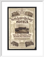 North Eastern Railway Hotels art print medium white Art Print - Science Museum Shop