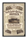 North Eastern Railway Hotels unstretched canvas extra large none Art Print - Science Museum Shop