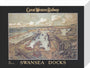 Great Western Railway, reproduction, Swansea Docks. stretched canvas small none Art Print - Science Museum Shop