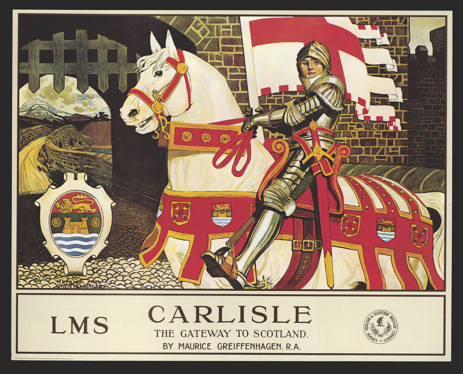 'Carlisle' by Maurice Greiffenhagen, published by Gallery Five, 1975. Art Print - Science Museum Shop