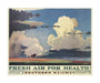Reproduction poster, Southern Railway, 'Fresh Air for Health' by H Alker Tripp. unstretched canvas large none Art Print - Science Museum Shop