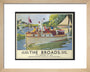 'The Broads', by Arthur Micheal, 1937. art print extra small natural Art Print - Science Museum Shop