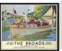 'The Broads', by Arthur Micheal, 1937. stretched canvas medium none Art Print - Science Museum Shop