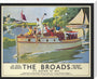'The Broads', by Arthur Micheal, 1937. stretched canvas large none Art Print - Science Museum Shop