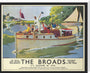 'The Broads', by Arthur Micheal, 1937. stretched canvas extra large none Art Print - Science Museum Shop