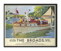 'The Broads', by Arthur Micheal, 1937. unstretched canvas extra large none Art Print - Science Museum Shop