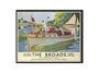 'The Broads', by Arthur Micheal, 1937. art print small none Art Print - Science Museum Shop