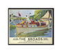 'The Broads', by Arthur Micheal, 1937. unstretched canvas small none Art Print - Science Museum Shop