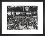 Holidaymakers at Waterloo Station, London, 1946. art print extra small black Art Print - Science Museum Shop