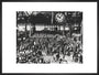 Holidaymakers at Waterloo Station, London, 1946. art print large black Art Print - Science Museum Shop