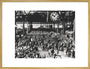 Holidaymakers at Waterloo Station, London, 1946. art print extra large gold Art Print - Science Museum Shop
