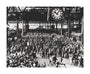 Holidaymakers at Waterloo Station, London, 1946. unstretched canvas large none Art Print - Science Museum Shop