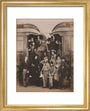 Wealthy rail passengers, August 1876. art print extra small gold Art Print - Science Museum Shop