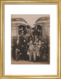Wealthy rail passengers, August 1876. art print small gold Art Print - Science Museum Shop